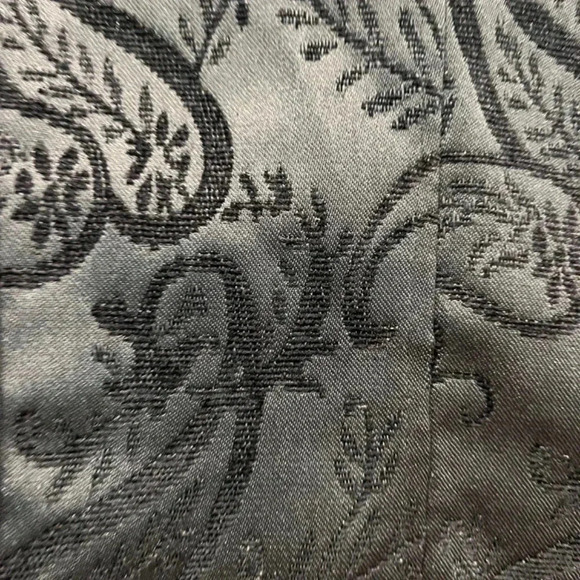 Christopher & Banks Reversible Blazer Size 10 Black Purple Print - Picture 6 of 10